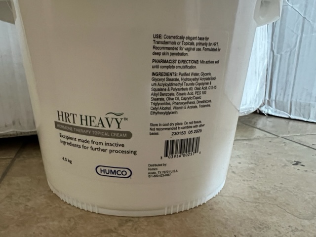 HRT Heavy Base 4.5kg Humco DS Powder 10Lb By Humco Holding USA 