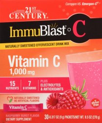 Immublast-C Eff Mx Raspb Powder 30 By 21st Century USA 