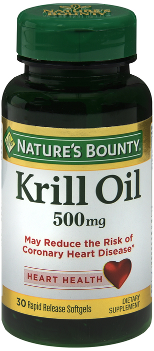 Case of 24-Krill Oil 350 mg Sgc Soft Gel 500 mg 30 By Nature's Bounty USA 