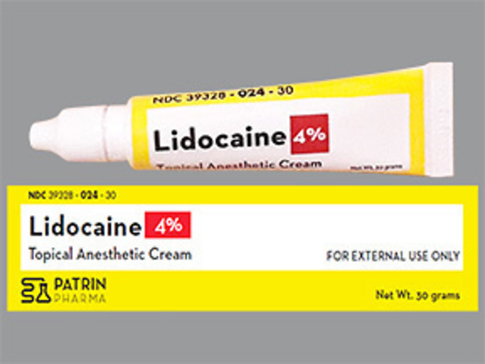 Lidocaine 4% Cream 30 Cream 4% 30 gm By Patrin Pharma USA 