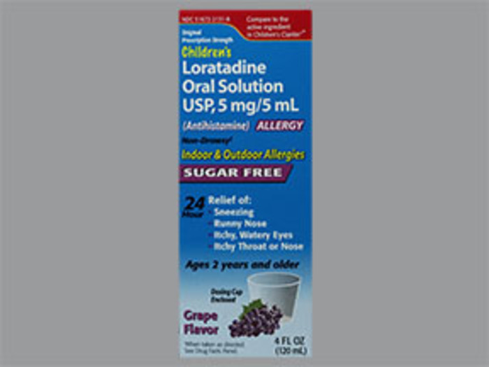 Loratadine 5Mg-5 ml Child SF Liquid 5 mg -5 ml 120 ml By Taro Gen Claritin