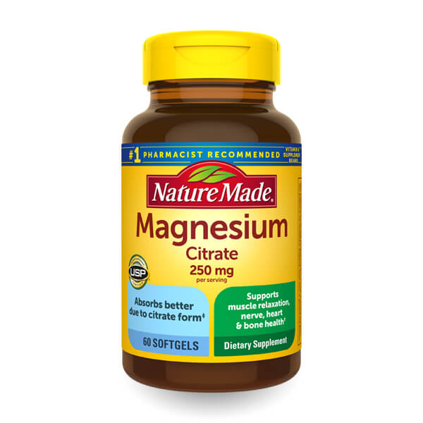 Magnesium Citrate Sgc Nat Made Soft Gel 60 By Pharmavite Pharm Corp USA 