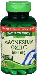 Magnesium Oxide 500 mg Capsule 500 mg N/T 90 By Rudolph Investment Group Trust U