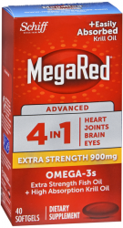 Megared Advanced 4N1 2X Omega-3 900 mg Sg Soft Gel 900 mg 40 By RB Health  USA 