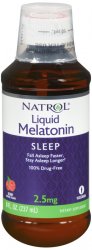 Melatonin 2.5 mg Liquid 2.5 mg 8 oz By Natrol USA 