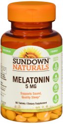 Melatonin 5 mg Ex Str Tablets 5 mg 90 By Nature's Bounty USA 