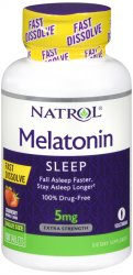 Melatonin 5 mg Fd Straw Tab 150 By Natrol USA 