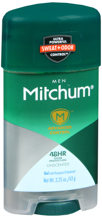 Mitchum Antiperspirant Deo Power Gel Unscent Deodorant 2.25 oz By Revlon USA 