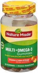 Multi +Omega 3 Gummies 80 By Pharmavite Pharm Corp USA 