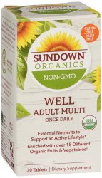 Multi Vit Adult Well Org nc Tab 30 By Nature's Bounty USA 