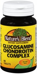 Natures Blend Glucose Chond Complex Tab 60 By National Vitamin Co USA 