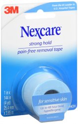 Nexcare Strong Hold Pain-Free Removal Tape 1x4yds 1ct