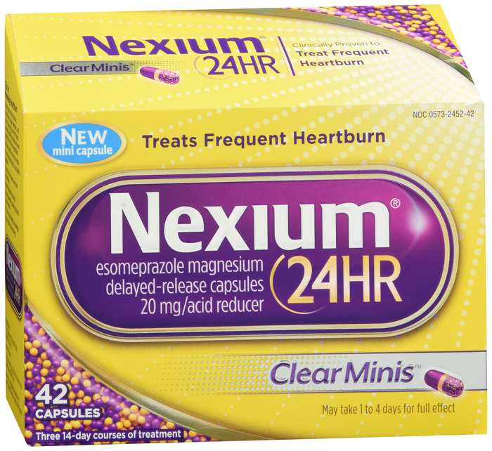 Nexium 24HR OTC 20 mg Mini Capsule 20 mg 42 By Glaxo Smith Kline Consumer Hc USA