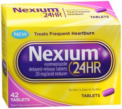 Nexium 24HR OTC 20 mg Tablets 22.3 mg 42 By Glaxo Smith Kline Consumer Hc USA 