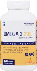 Omega-3 2100 Sgc Oceanblue Soft Gel 120 By Oceanblue USA 