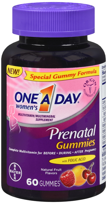 Case of 24-One A Day Prenatal Gummy 60 By Bayer Corp/Consumer Health USA 