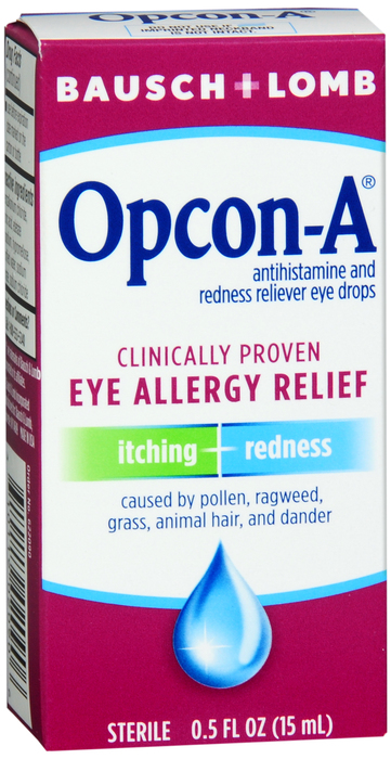 Case of 24-Opcon-A Allergy Eye Drop 15 ml Drops 15 ml By Valeant North America U