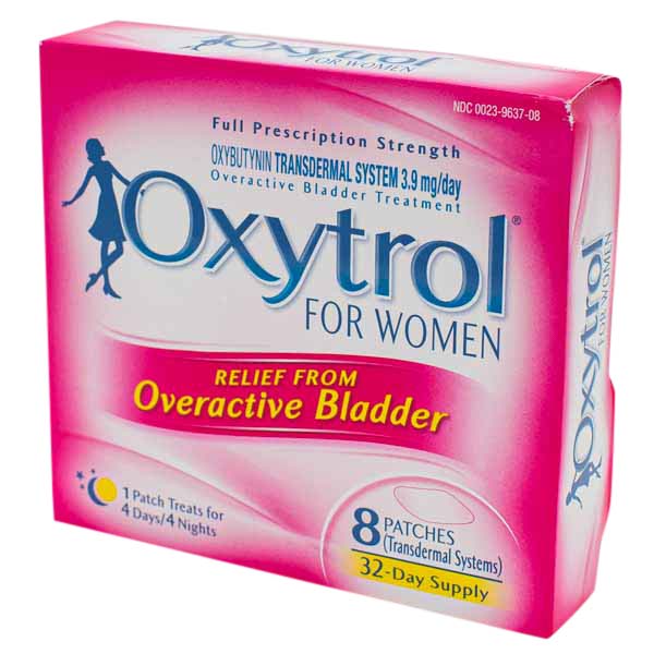 Oxytrol for Women Overactive Bladder Treatment Patches 8 EA By Allergan USA