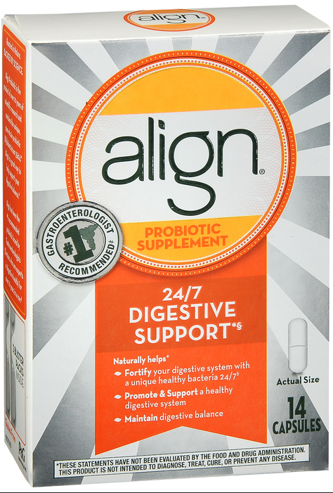 Pack of 12-Align Probiotics Capsule 14 By Procter & Gamble Dist Co USA 