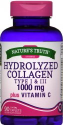 Pack of 12-Collagen Caplet 1000 mg N/T 90 By Rudolph Investment Group Trust USA 