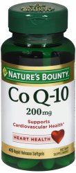 Pack of 12-Coq-10 200 mg Softgel Soft Gel 200 mg 45 By Nature's Bounty USA 
