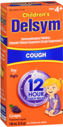 Pack of 12-Delsym Child 12HR Cough Liq Grape Liquid 5 oz By RB Health  USA 