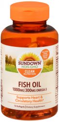 Pack of 12-Fish Oil 1000 mg Sgc Soft Gel 1000 mg 72 By Nature's Bounty USA 