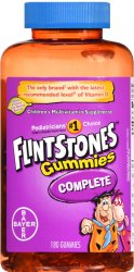Pack of 12-Flintstones Complete Gummy 180 By Bayer Corp/Consumer Health USA 