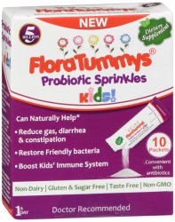 Pack of 12-Flora Tummy Probiotic Kids Sprnkls Powder 10 By Emerson Healthcare US