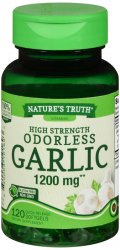 Pack of 12-Garlic 1200 mg Odorles Sgc Soft Gel 1200 mg N/T 120 By Rudolph Invest