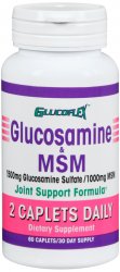Pack of 12-Glucoflex Glucosamine & MSM Caplet 60 By Windmill Health Products USA