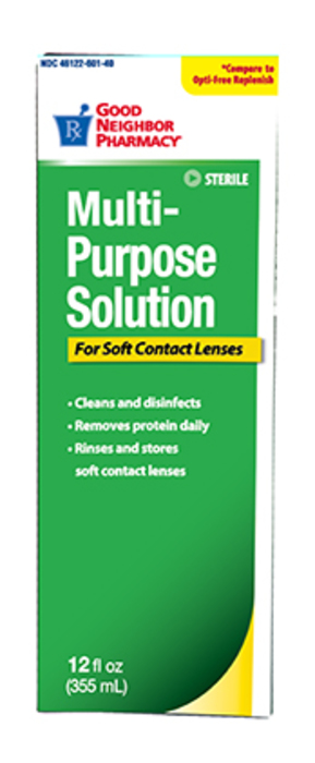 Pack of 12-GNP Eye Multi Purpose Solution 12oz Liquid 12 oz By Kc Pharm /GNP USA