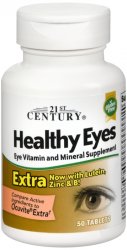 Pack of 12-Healthy Eyes Extra Tab 50 By 21st Century USA 