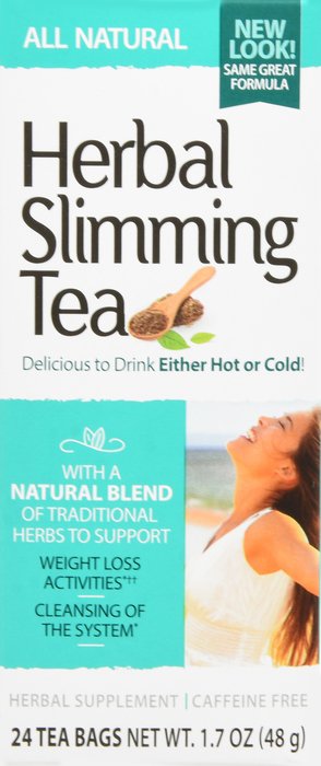 Image 2 of Pack of 12-Herbal Slimming Tea Natural Bag 24 By 21st Century USA 