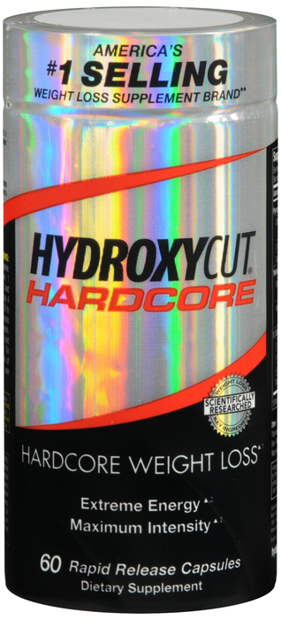 Pack of 12-Hydroxycut Hardcore Capsules 60 By Iovate Health Sciences USA 