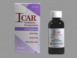 Pack of 12-Icar Pediatric 15Mg/1.25 ml SUSPen Suspension 118 ml By Currax Pharma