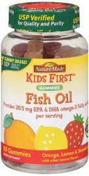 Pack of 12-Kids First Fish Oil Gummy 80 By Pharmavite Pharm Corp USA 