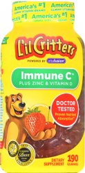 Pack of 12-Lil Critters Immune C Gummies 190 By Church & Dwight USA 
