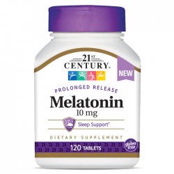 Pack of 12-Melatonin 10 mg Pr Tab 10 mg 120 By 21st Century USA 