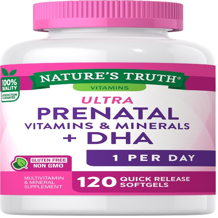 Pack of 12-Nt Prenatal +DHA Softgel Sgt 120 By Rudolph Investment Group Trust US