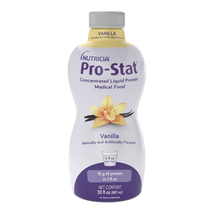 Pack of 12-Pro-Stat 15gm S/F Vanilla 6X30oz Liquid 6X30 oz By Medical Nutrition 
