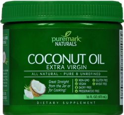 Pack of 12-Puremark Coconut Oil 16 oz By 21st Century USA 