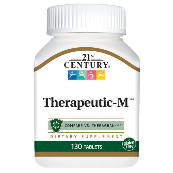 Pack of 12-Therapeutic M Tab 21St Cent Tab 130 By 21st Century USA 
