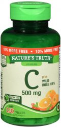 Pack of 12-Vitamin C 500 mg Tab 500 mg N/T 110 By Rudolph Investment Group Trust