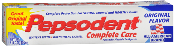 Pepsodent Complete Care Paste Original Paste 5.5 oz By Church & Dwight USA 