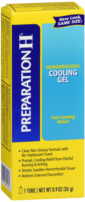 Pack of 12-Preparation H Cooling Gel 0.9 oz By Glaxo Smith Kline Consumer Hc USA