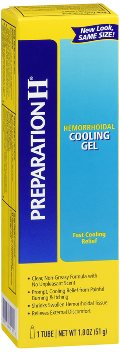 Preparation H Cooling Gel 1.8 oz By Glaxo Smith Kline Consumer Hc USA 