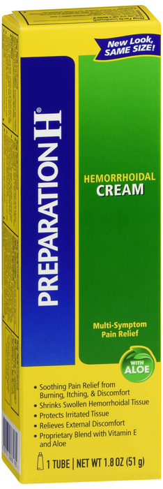 Preparation H Cream Multi-Symptom Cream 1.8 oz By Glaxo Smith Kline Consumer Hc 