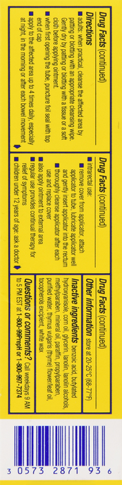 Preparation H Ointment 1 oz By Glaxo Smith Kline Consumer Hc USA