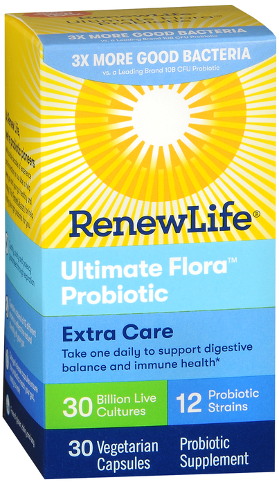 Pack of 12-Renew Life Ultimate Flora Prob Xtra Capsule 30 By Renew Life Formulas USA 